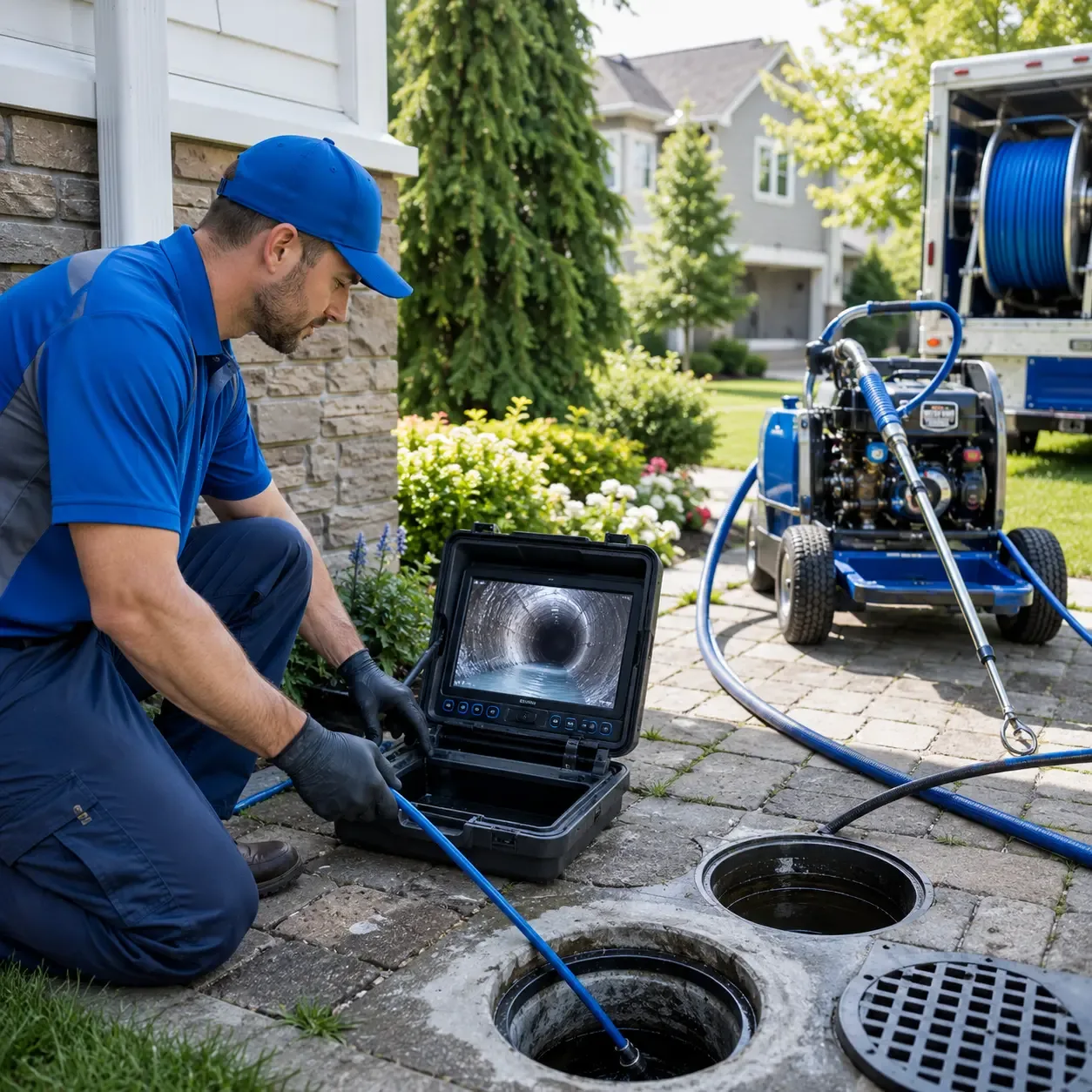 Outdoor drain cleaning professionals serving Mount Vernon, IA